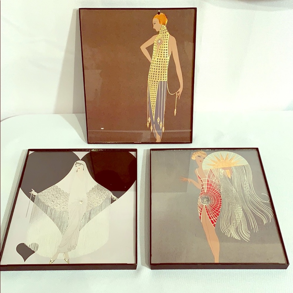 Set of 3 Art Deco prints